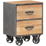 vidaXL Nočna omarica 40x30x51 cm trden predelan les Cene