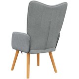  Stolica za opuštanje svjetlosiva od tkanine | shoptok.hr