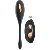 XouXou Vibrating E-Stim RC Love Ball Black Cene