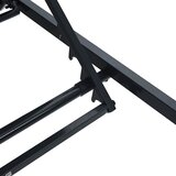  Ležaljke na suncu 2-osoba 3 pcs Crna i antracit Čelik | shoptok.hr