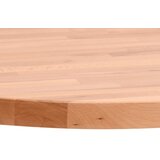 Stolna ploča Ø90x4 cm okrugla od masivne bukovine | shoptok.hr