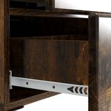  Noćni ormar s ladicama 2 pcs Dimljeni hrast 43 x 34 5 x 47 5 cm | shoptok.hr