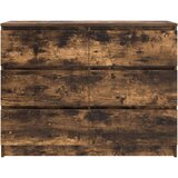  Komoda dimljeni hrast 100x35x76 cm konstruirano drvo | shoptok.hr