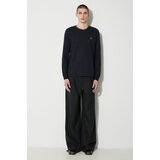 Fred Perry Pamučna majica dugih rukava Twin Tipped T-Shirt boja: tamno plava, s aplikacijom, M9602.M68 | shoptok.hr