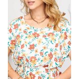 Resti Women's summer white dress with flowers - Clothing | Shoptok.si