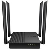 Tp-link Archer C64 AC1200 Wireless MU-MIMO WiFi Router, 4 x G LAN, 1 x G WAN, 400 Mbps (2.4 GHz) + 867 Mbps (5 GHz) 802.11ac Wave2 WiFi, MU-MIMO, Beamforming, AP mode, WPA3, 4 x external ante | Eponuda.ba