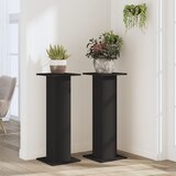  Stalci za biljke 2 kom crni 30 x 30 x 80 cm konstruirano drvo | shoptok.hr