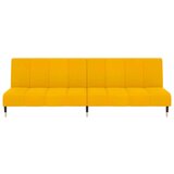  Kavč dvosed z ležiščem rumen žamet, (21749673) | Shoptok.si