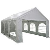 SUNFUN Šotor za zabavo Party (Š x G: 396 x 600 cm, Barva strehe: Bele barve) Cene