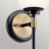  Kichler KL-BENNO1-BK-CPZ - LED kupatilska svetiljka BENNO 2xG9/3W/230V zlatna IP44 | Eponuda.com