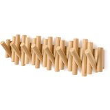 Umbra Tamno smeđa zidna vješalica od masivnog bora 61 cm Picket – | shoptok.hr