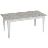 Hanah home Trpezarijski sto Polka, 180x76,8x90 cm, Bijeli | Eponuda.ba