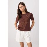 TRENDYOLMILLA ženska majica Twoss26Ts00242, braon | Eponuda.com