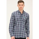 Dewberry G741 MEN'S SHIRT-LACİVERT-GREEN | Shoptok.si