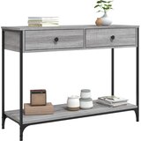  Konzolni stol siva boja hrasta 100x34,5x75 cm konstruirano drvo | Eponuda.com