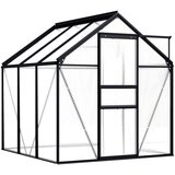 Furnova Rastlinjak antracit iz aluminija 3,61 m³, (21948477) | Shoptok.si