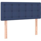 Krevet s oprugama i madracem plavi 100 x 200 cm od tkanine | shoptok.hr