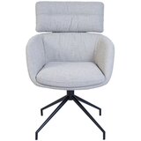 Dieter Knoll NASLANJAČ, kovina, tekstil siva, črna | Shoptok.si