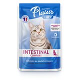 PLASIR vlažna hrana za mačke care intestinal comfort piletina u sosu 85g