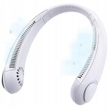  Prenosni aku. vratni ventilator USB bel Cene