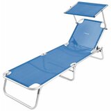 Brunner LEŽALNIK ZA KAMPIRANJE MALIBU S STREHICO, MODER | Shoptok.si