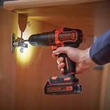 Black & Decker BDCHD18KB aku udarna bušilica 18v kofer+baterije | shoptok.hr