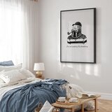  Slika - I\'m Not Smoking. I\'m Breathing (1 Part) Vertical 80x120 U crnom drvenom okviru | shoptok.hr