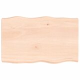 Stolna ploča 80 x 50 x (2 - 6) cm od hrastovine sa živim rubom | shoptok.hr