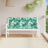 vidaXL Jastuci za vrtnu klupu 2 kom uzorak lišća 150x50x7 cm Cijene