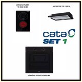 Cata ugradni set 1 crni TD 3002 BK + SES 6004 BK + TFB 5160 BK | Eponuda.com