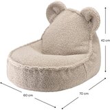 Wigiwama Svjetlo smeđa vreća za bebe od bouclé tkanine Bear – | shoptok.hr