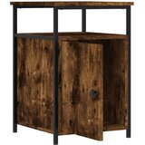  Noćni ormarići 2 kom dimljeni hrast 40x42x60 cm drveni | shoptok.hr