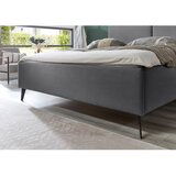 Meise Möbel Sivi tapecirani bračni krevet s prostorom za odlaganje s podnicom 180x200 cm Lando – | shoptok.hr