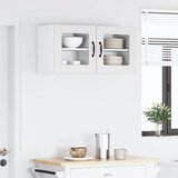  Zidni stakleni ormarić Bijelo 40 x 31 x 40 cm Konstruirano drvo | shoptok.hr
