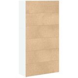 vidaXL Knjižna omara bela 80x30x152 cm inženirski les | Shoptok.si
