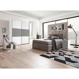 XORA POSTELJA BOXSPRING 120 cm x 200 cm , tekstil antracit | Shoptok.si