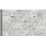 Krevet s ladicama Betonski sivi 120 x 200 cm Konstruirano drvo | shoptok.hr