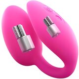 Love To Love Wonderlove - punjivi radio 2u1 vibrator za klitoris (ružičasti) | shoptok.hr