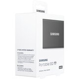 Samsung SSD 500GB Type-C USB 3.2 Gen2 V-NAND UASP, T7, siv | Shoptok.si