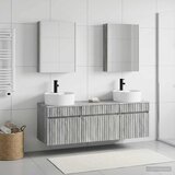  Set ormarića za kupaonicu 5 kom. Siva Sonoma Konstruirano drvo | shoptok.hr