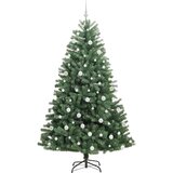  Umjetno božićno drvce s nogom Zelena 210 cm PVC i metal | shoptok.hr