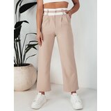 DStreet Spodnie damskie wide leg GINZOM beżowe | Shoptok.si
