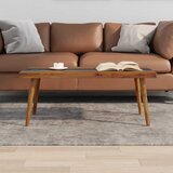  Stolić za kavu od tikovine i smole 100 x 50 x 40 cm | Shoptok.si