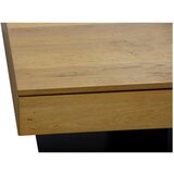 Boxxx klubska miza, črna, barve hrasta | Shoptok.si