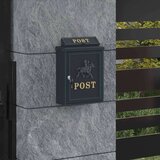 Stenska Poštna Škatla Zelena 29 x 13 x 41 cm Lit aluminij, (5000133024) Cene