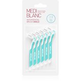MEDIBLANC Interdental Pick-brush Angle medzobna ščetka 6 ks 0,6 mm Blue 6 kos Cene