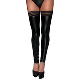 Noir Handmade F158 Powerwetlook Stockings with Elastic Tape XL Cene