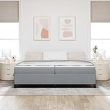  s opruga kutije Svijetlo siva 200 x 200 cm tkanina | shoptok.hr