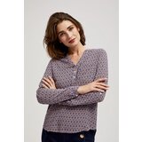 Moodo Patterned blouse with V-neck Cijene
