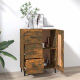  Komoda boja dimljenog hrasta 69,5x34x90 cm konstruirano drvo | shoptok.hr